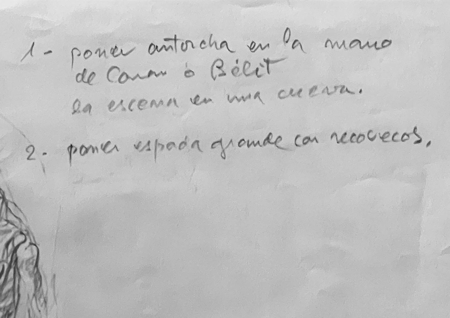 Arte preliminar de la portada Conan n.º90 por López Espí