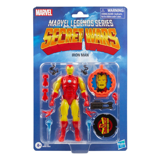 Secret Wars Marvel Legends Retro Figura Iron Man 15 cm